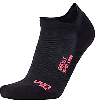 Uyn L Cycling Ghost - calzini ciclismo, Black/Pink