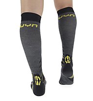 Uyn Ski Ultra Fit - calze da sci - uomo, Grey/Yellow