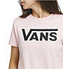 Vans WM Flying V - T-shirt - donna, Pink