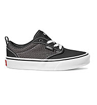 Vans YT Atwood Slip-On Mesh/Canvas - Sneaker - Kinder, Black/White