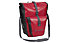 Vaude Aqua Back Plus - borsa bici posteriore (due borse), Red