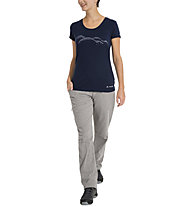 Vaude Gleann - T-shirt trekking - donna, Blue