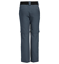 Vaude Detective Stretch - pantaloni zip-off - bambino, Blue
