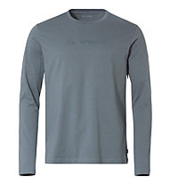 Vaude Me Logo LS - maglia a maniche lunghe - uomo, Light Blue