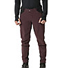Vaude Qimsa Softshell II - pantaloni lunghi MTB - uomo, Bordeaux/Black
