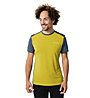 Vaude Scopi III - T-shirt - Herren, Yellow/Blue