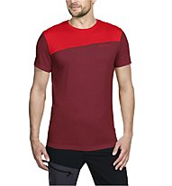 Vaude Sveit Shirt Herren Wandershirt kurzärmelig, Red/Dark Red