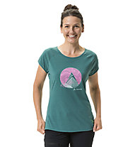 Vaude Tekoa II - T-Shirt - Damen, Green/Pink