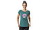 Vaude Tekoa II - T-shirt - donna, Green/Pink