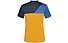 Vaude Tremalzo Shirt IV - Radtrikot - Herren, Orange/Light Blue