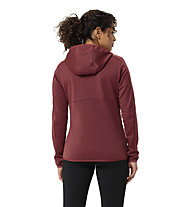 Vaude Wo Valsorda Fleece Hoody - Fleecejacke - Damen, Dark Red