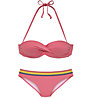 Venice Beach Elastico Bandeau B - costume - donna, Light Pink