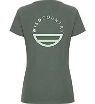 Wild Country Stamina W - T-shirt - donna, Dark Green/Light Green