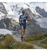 Wild Tee Bernina - maglia trail running - uomo, Blue/White