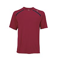 Wilson Fall Color Inset Crew - Tennis Shirt, Maroon