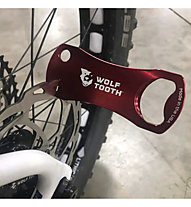 Wolf Tooth Bottle Opener With Rotor Truing Slot - Flaschenöffner, Red