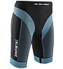 X-Bionic Effektor Power - pantaloni corti running - donna, Black/Turquoise