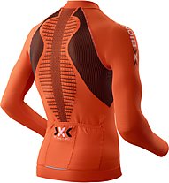 X-Bionic The Trick Bike Shirt Long Full Zip, Orange/Black
