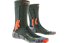 X-Socks 4.0 Trek Silver - calzini trekking, Green/Orange