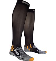 X-Socks Run Energizer - calzini lunghi, Black