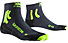 X-Socks Run Speed One - calzini running, Black/Green