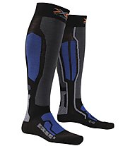 X-Socks Ski Carving Pro -  calze da sci - uomo, Black/Cobald Blue