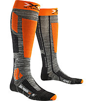 X-Socks Ski Rider 2.0 Skisocken, Grey/Orange